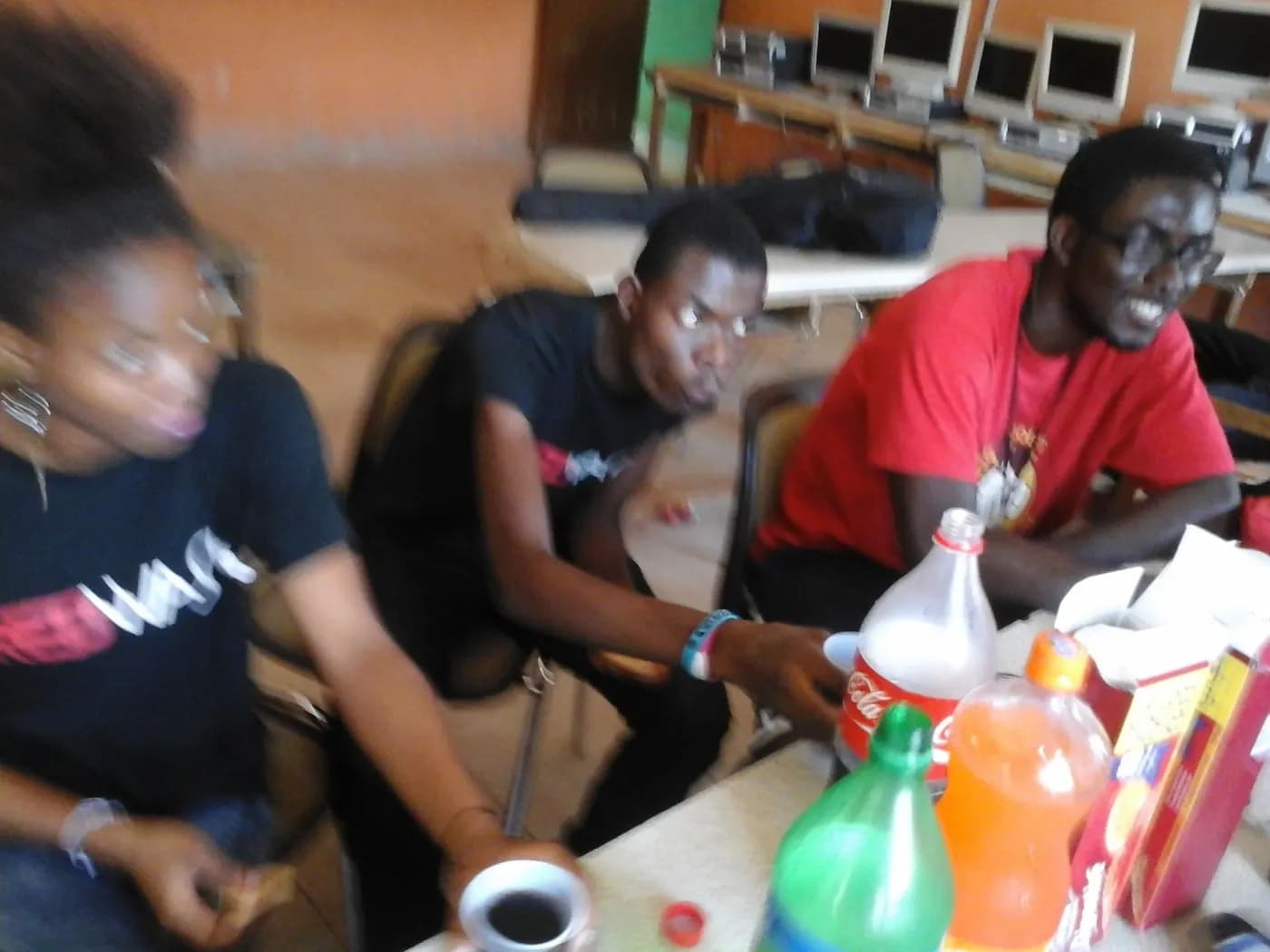 A cold drink and a sit down · Accra, 5 April 2014